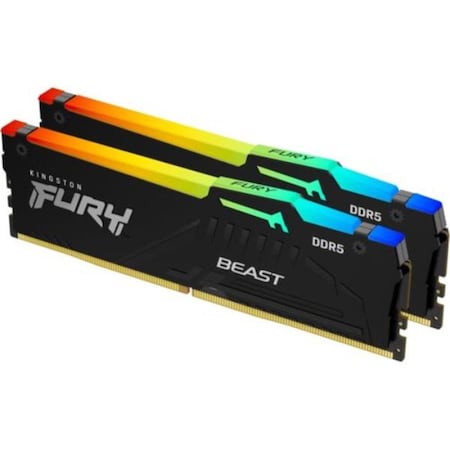 Plugit 64GB DDR5 CL36 DIMM K2 FURY Beast EXPO Memory - RGB Color - 6000MT Speed PL3346797